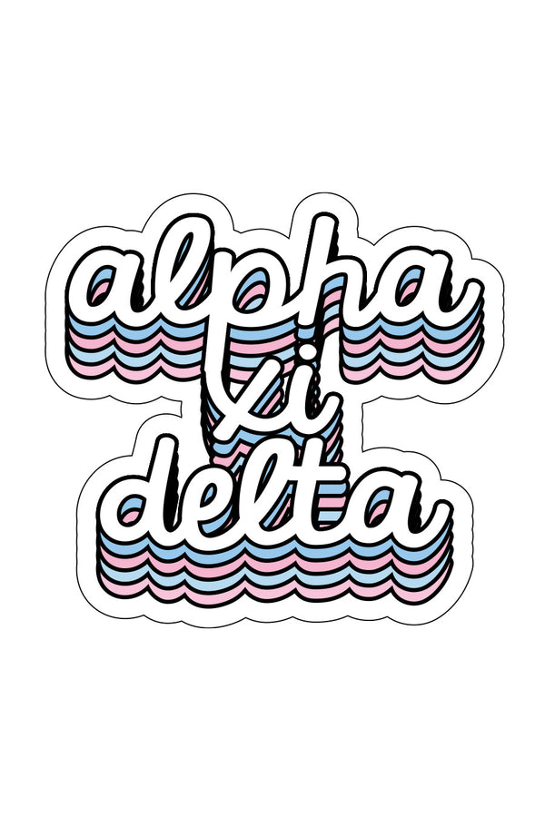 Shadow Script Decal - Xi Boutique