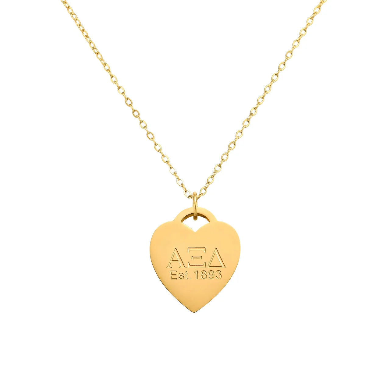 Alpha Xi Delta- Heart Tag Set
