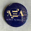 Navy AZD, Alpha Xi Delta Button