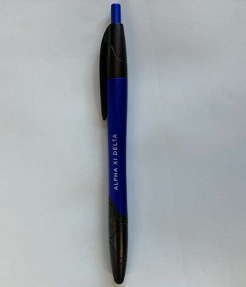 Royal and Black Alpha Xi Delta Pen