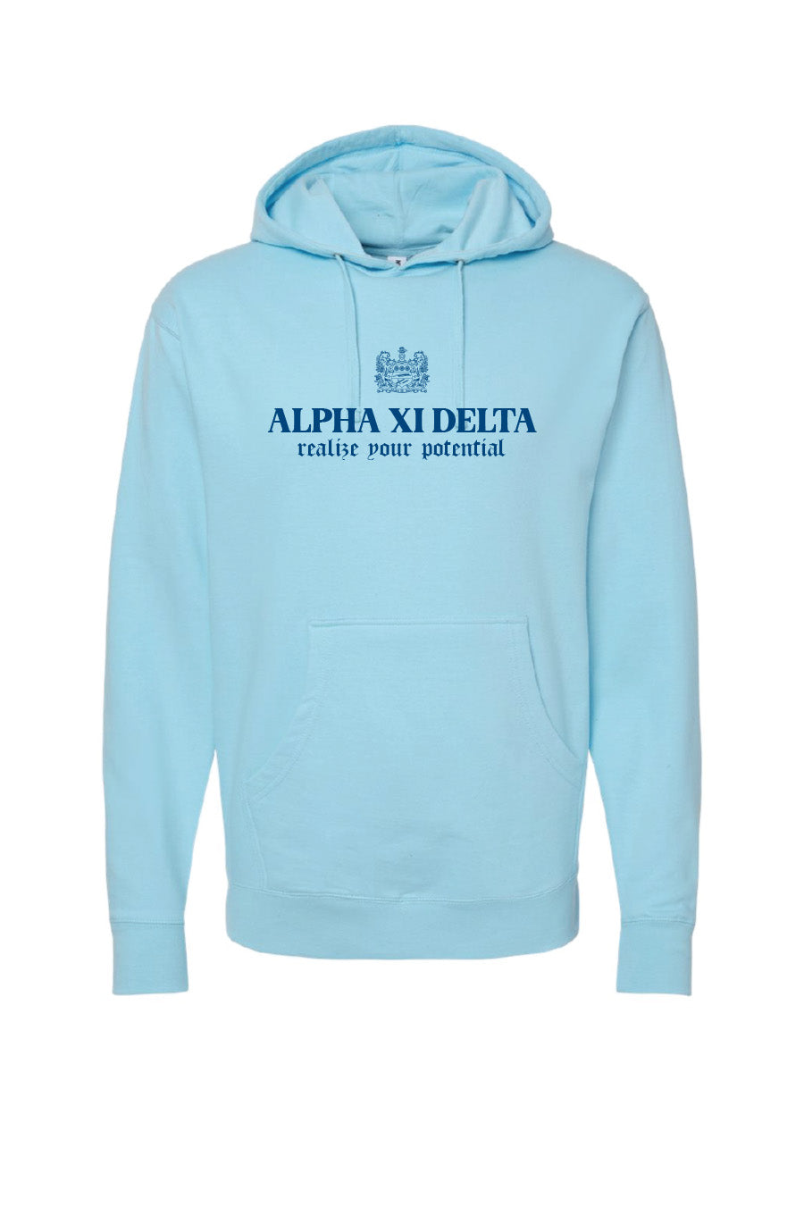 Aqua Crest Hoodie