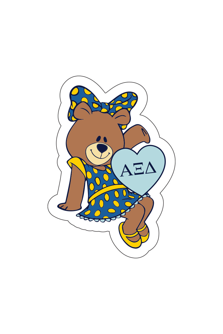BetXi Bear Sticker - Xi Boutique
