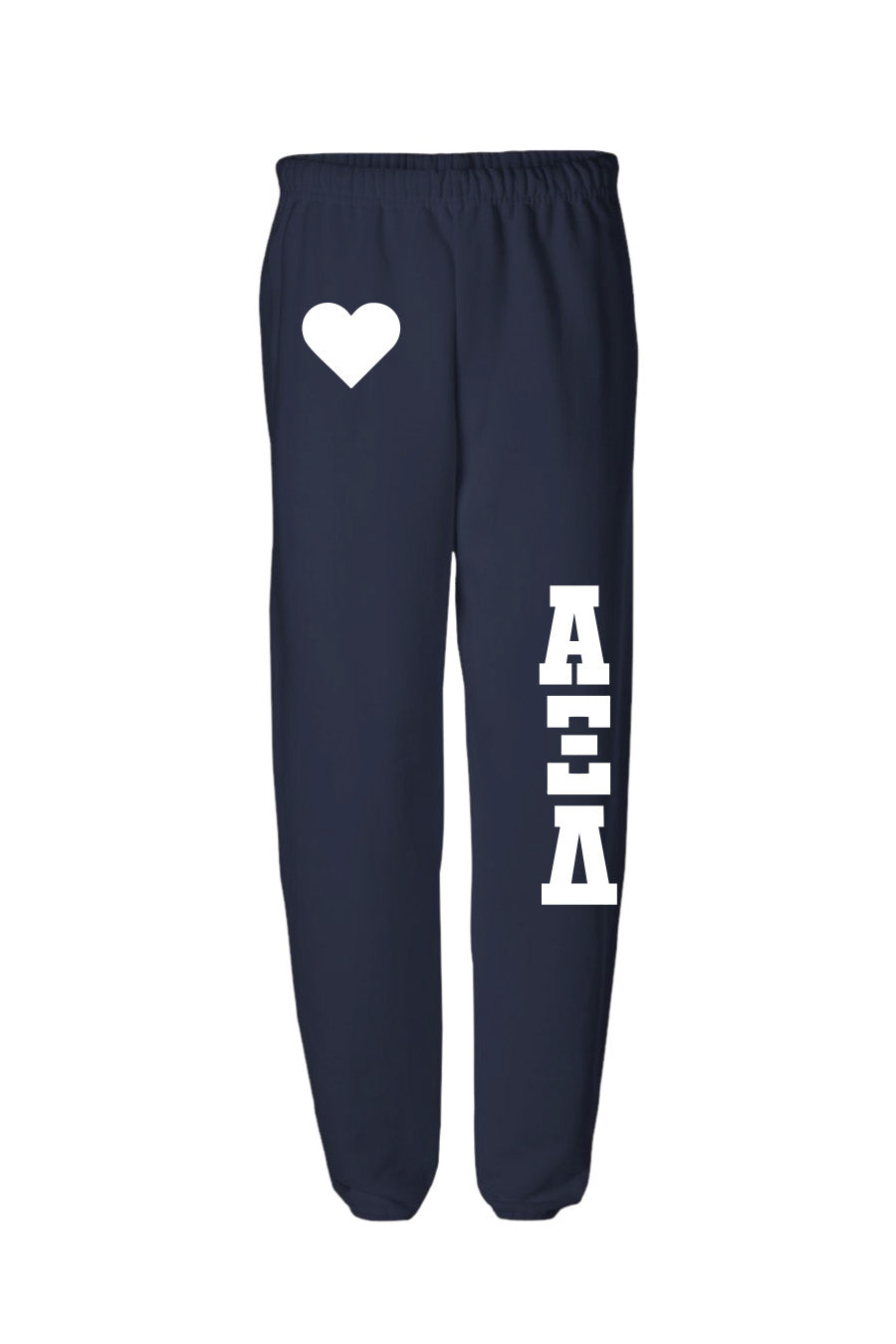 Navy Heart Sweatpants