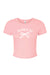 Pink Bow Crop Tee