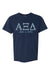 Navy Floral Letter Tee