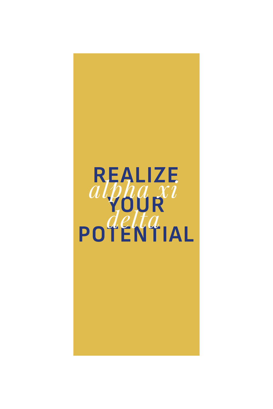 Slogan Retractable Banner - Xi Boutique
