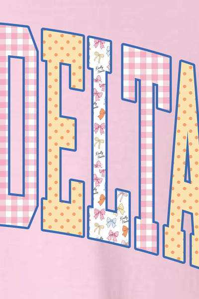 Patchwork Print Day of Service Tee - Xi Boutique