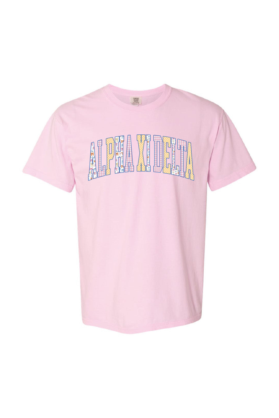 Patchwork Print Day of Service Tee - Xi Boutique