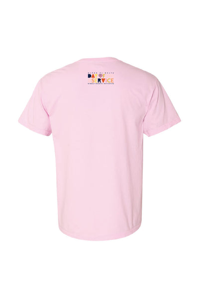 Patchwork Print Day of Service Tee - Xi Boutique