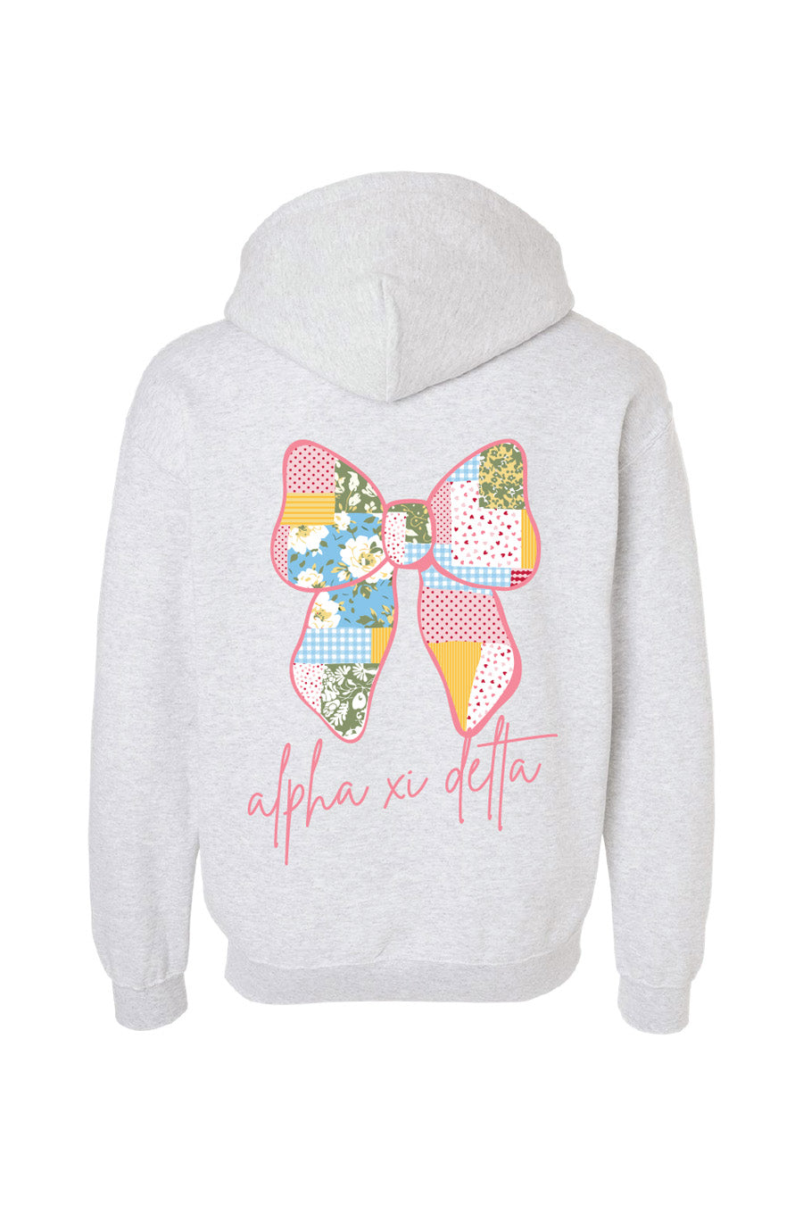 Patched Bow Hoodie - Xi Boutique
