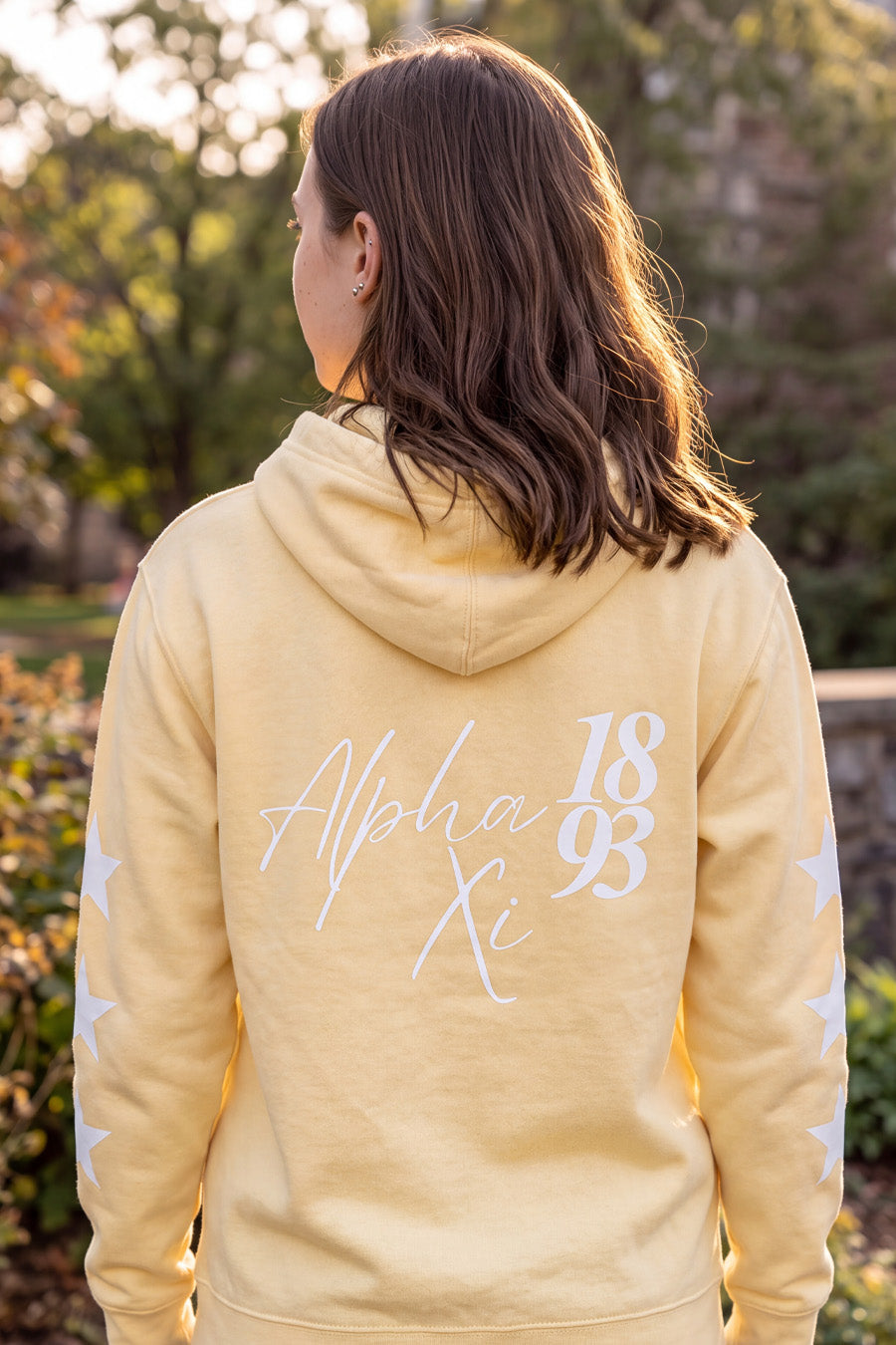 Star Sleeve Hoodie