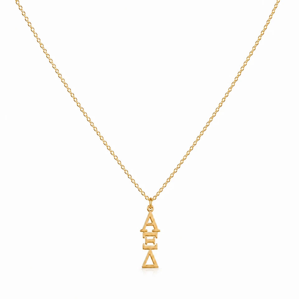 Vertical Lavaliere Necklace - Xi Boutique
