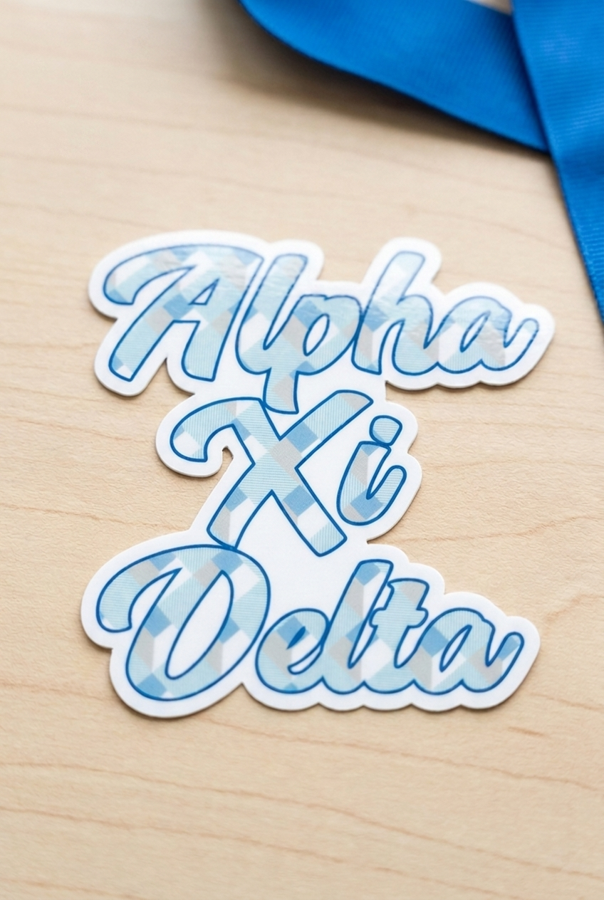 Stacked Script Decal - Xi Boutique