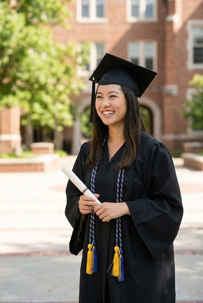 Blue & Gold Graduation Cords - Xi Boutique