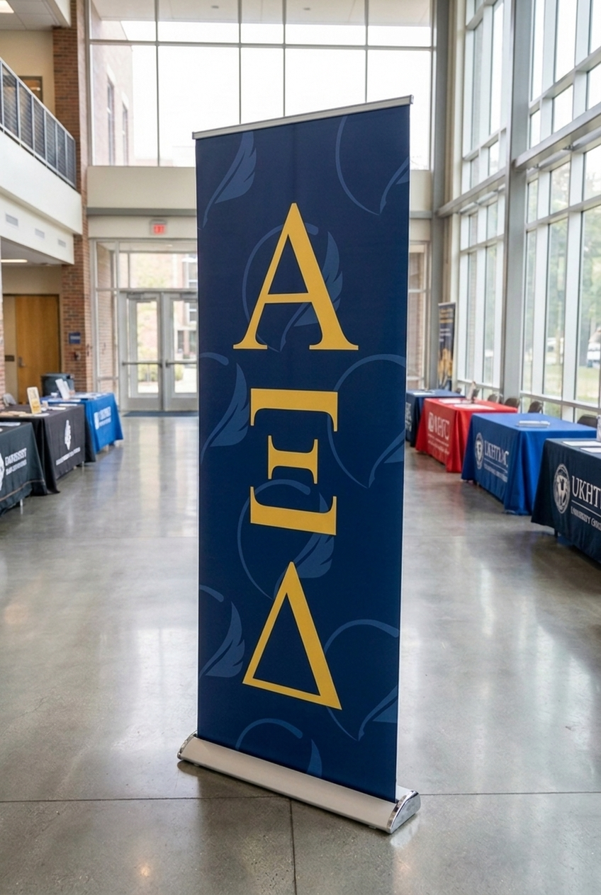 Letter Retractable Banner - Xi Boutique