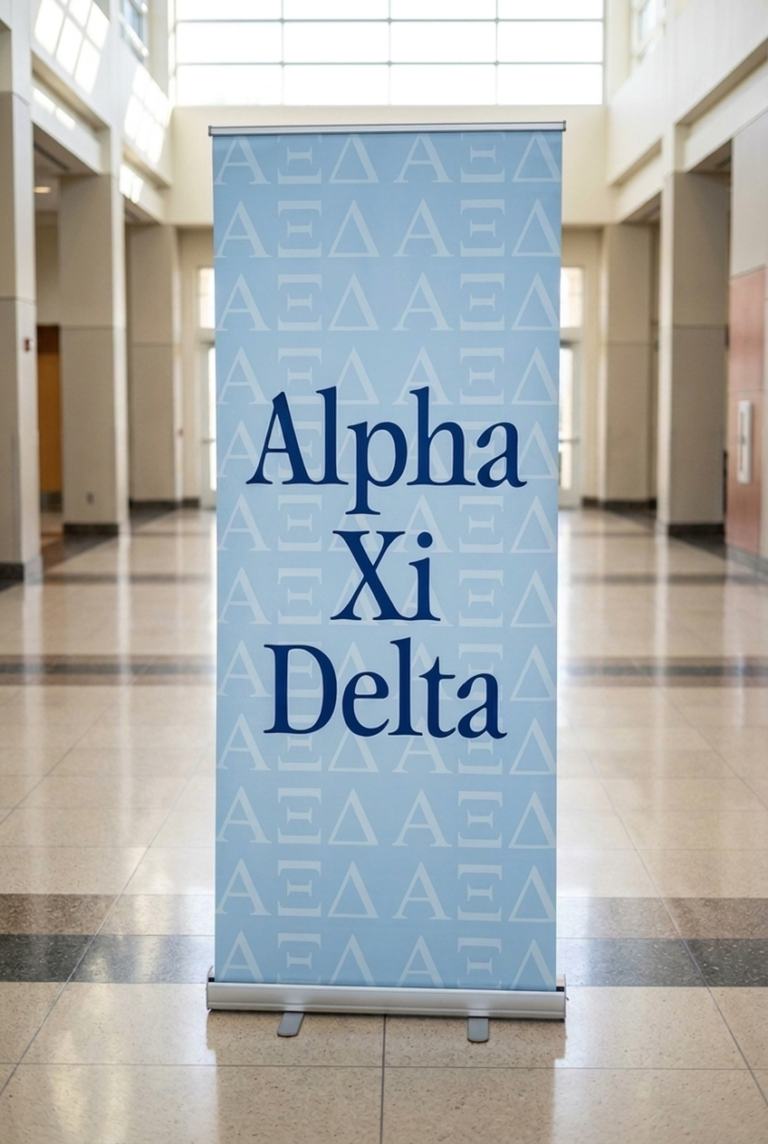 Repeat Retractable Banner - Xi Boutique