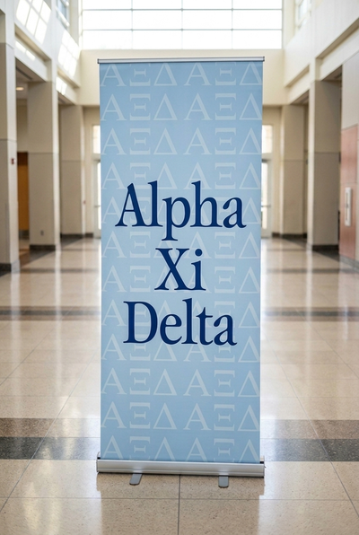 Repeat Retractable Banner - Xi Boutique