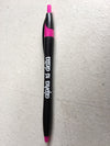 Black and Pink Pen
