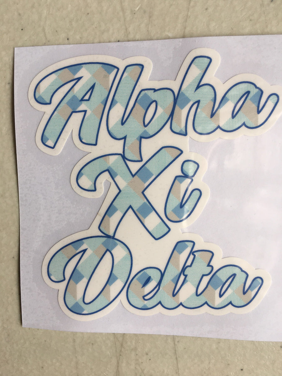 Stacked Script Decal