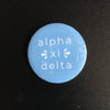 Blue Classic Alpha Xi Delta Button