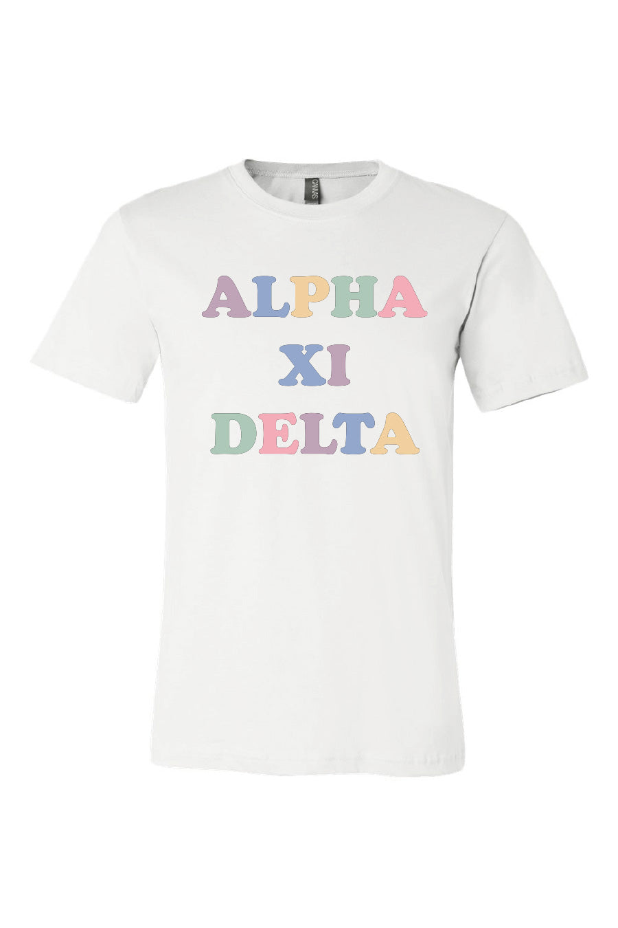 Pastel Alpha Xi Delta Tee